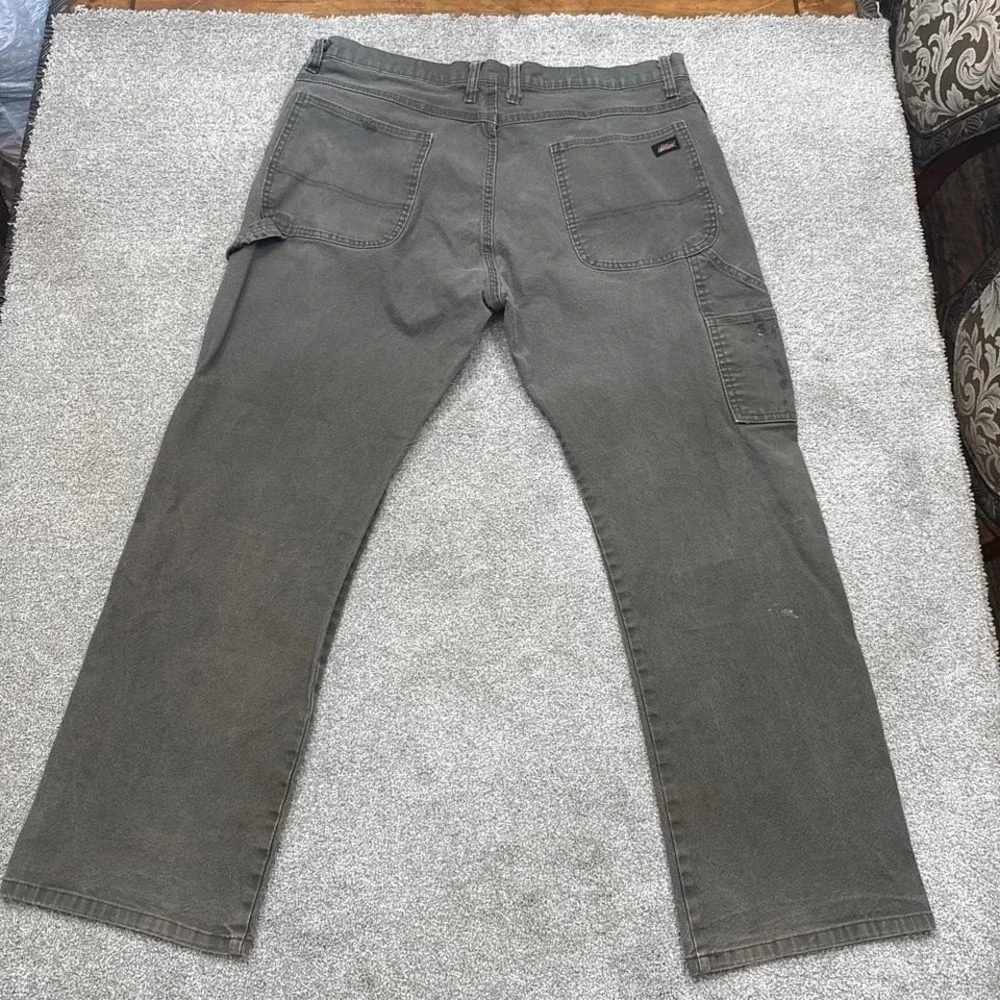 Dickies Moss Green Carpenter Pants 38x30 Workwear Utility
